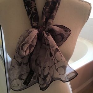 Coach silk scarf